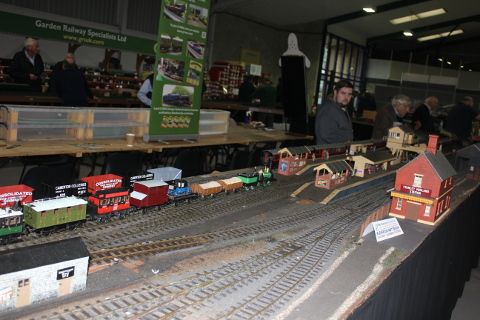 Photo of Model  Harvey Combe as if rattled through Midsomer Norton station.